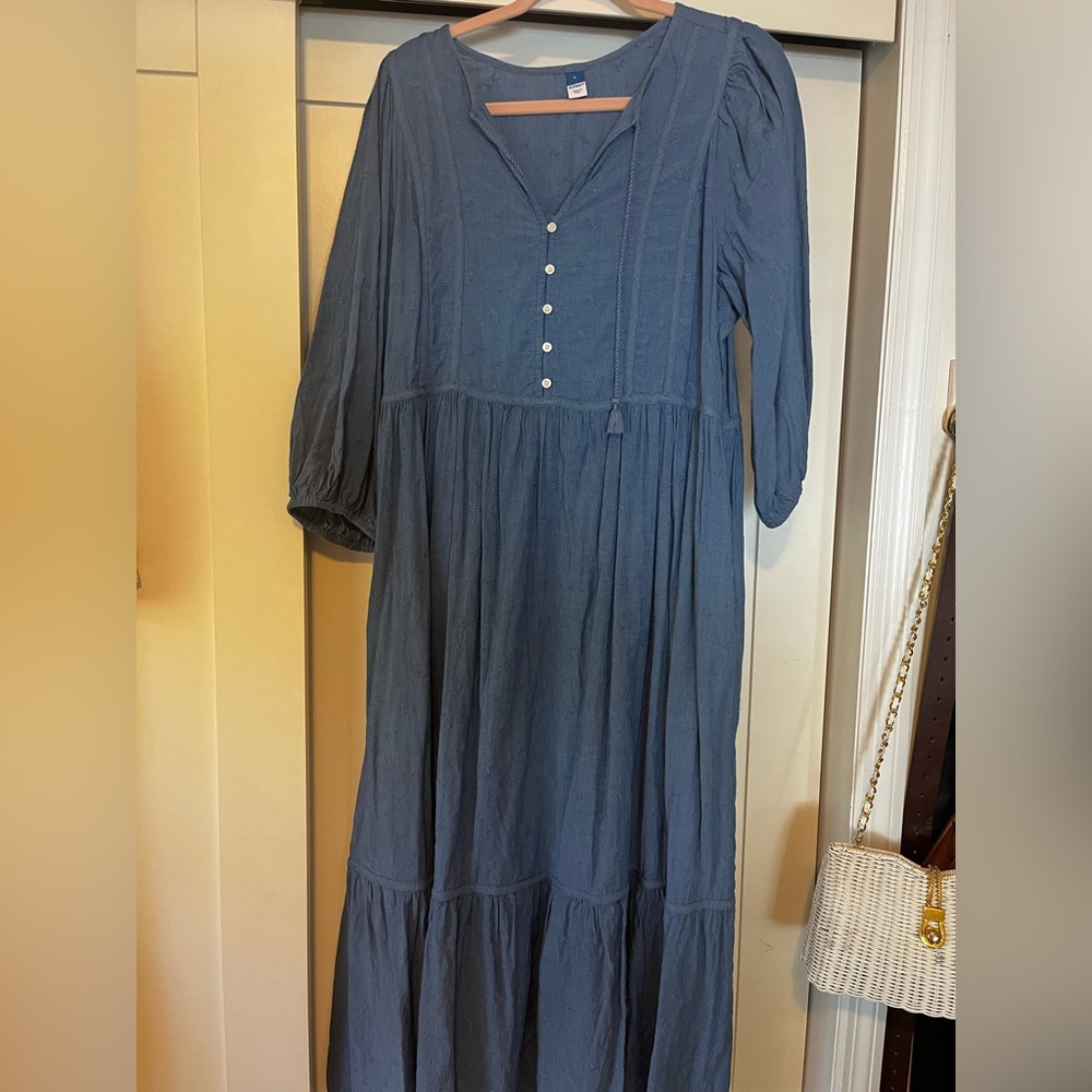 Old Navy size large blue dress